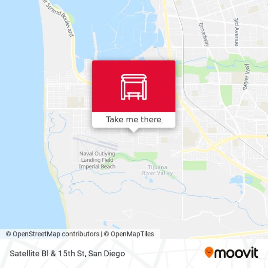 Satellite Bl & 15th St map
