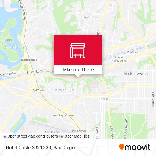 Hotel Circle S & 1333 map