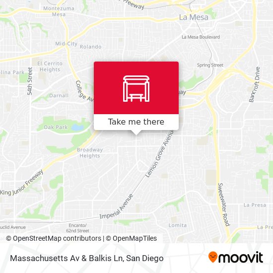 Massachusetts Av & Balkis Ln map