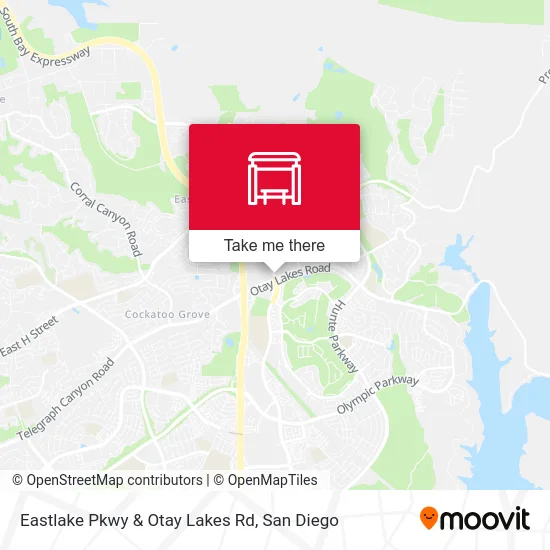 Eastlake Pkwy & Otay Lakes Rd map
