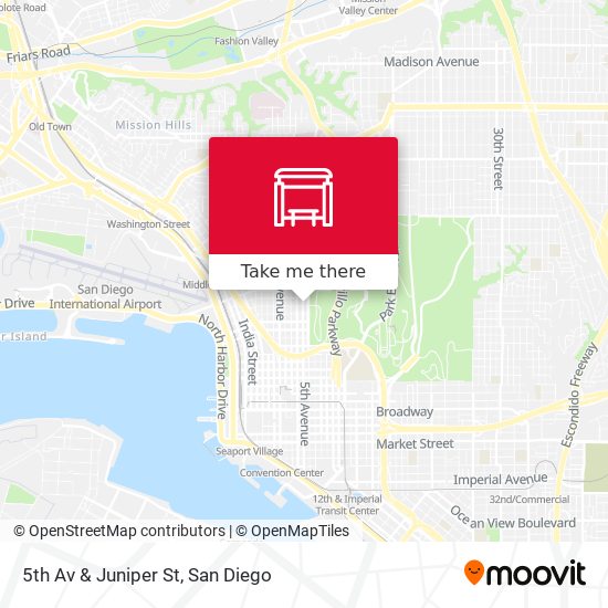 5th Av & Juniper St map