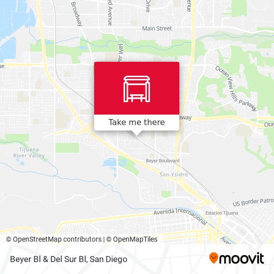 Mapa de Beyer Bl & Del Sur Bl