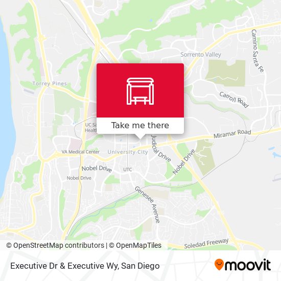 Executive Dr & Executive Wy map