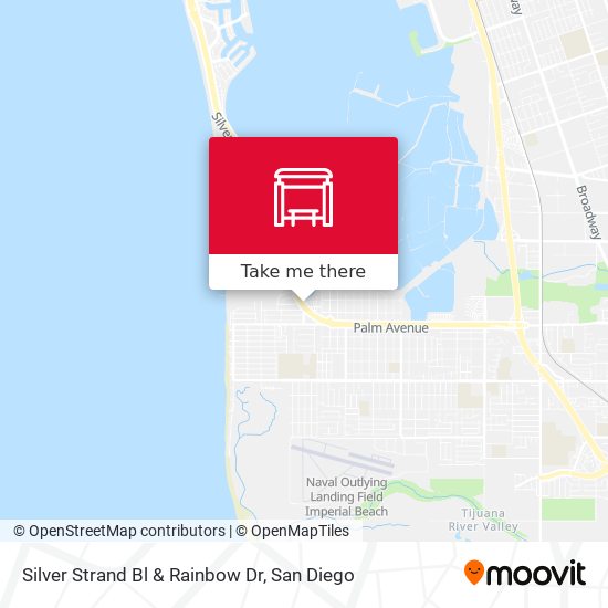 Silver Strand Bl & Rainbow Dr map