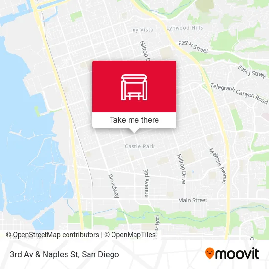 Mapa de 3rd Av & Naples St