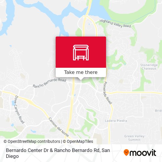 Bernardo Center Dr & Rancho Bernardo Rd map