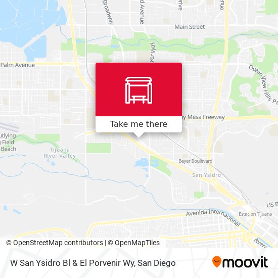 Mapa de W San Ysidro Bl & El Porvenir Wy