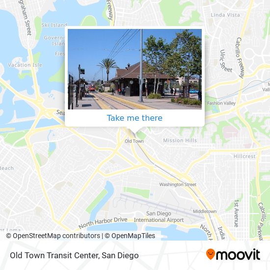 Mapa de Old Town Transit Center