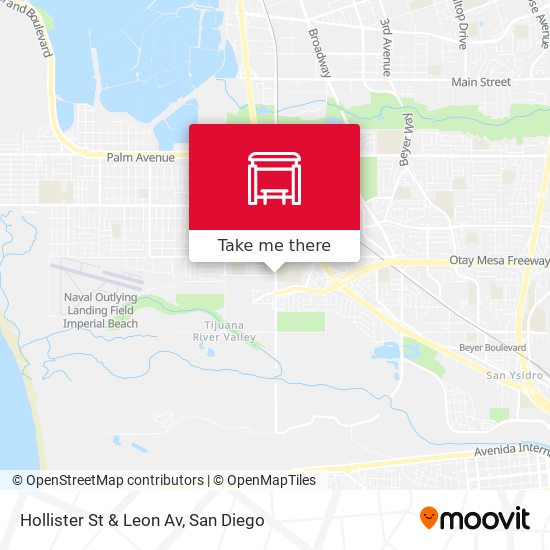 Mapa de Hollister St & Leon Av