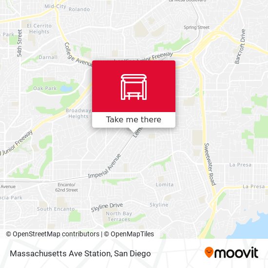 Mapa de Massachusetts Ave Station