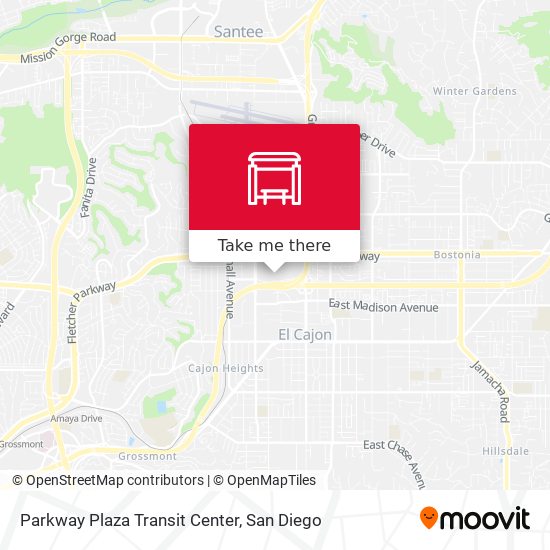 Parkway Plaza Transit Center map