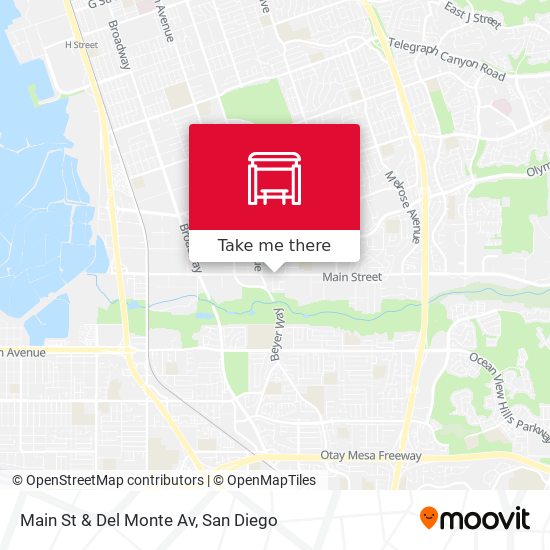 Main St & Del Monte Av map