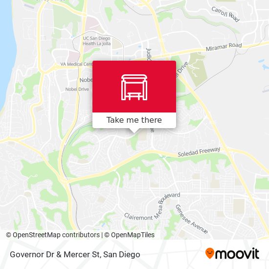 Governor Dr & Mercer St map