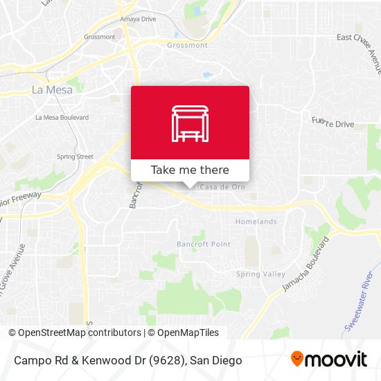Campo Rd & Kenwood Dr (9628) map