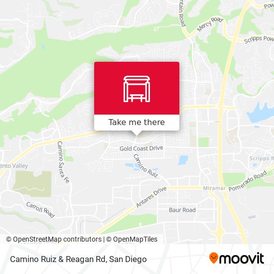 Camino Ruiz & Reagan Rd map