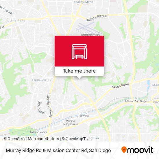 Murray Ridge Rd & Mission Center Rd map