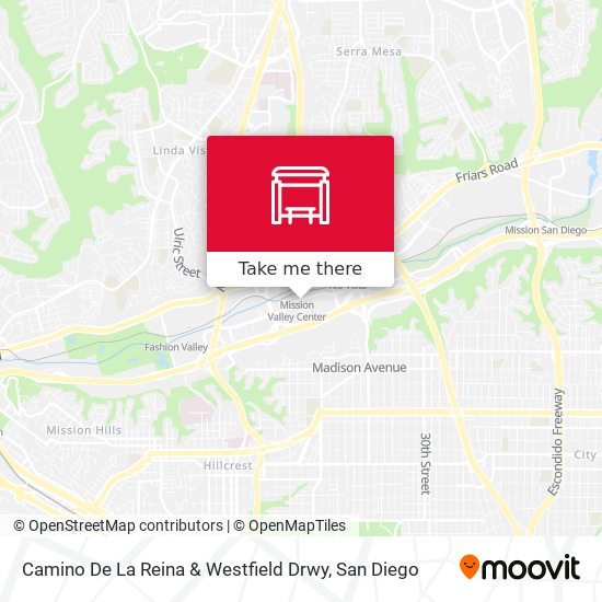 Mapa de Camino De La Reina & Westfield Drwy