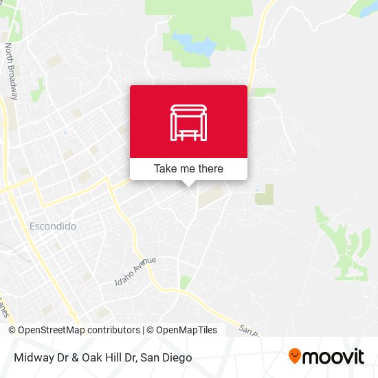 Mapa de Midway Dr & Oak Hill Dr