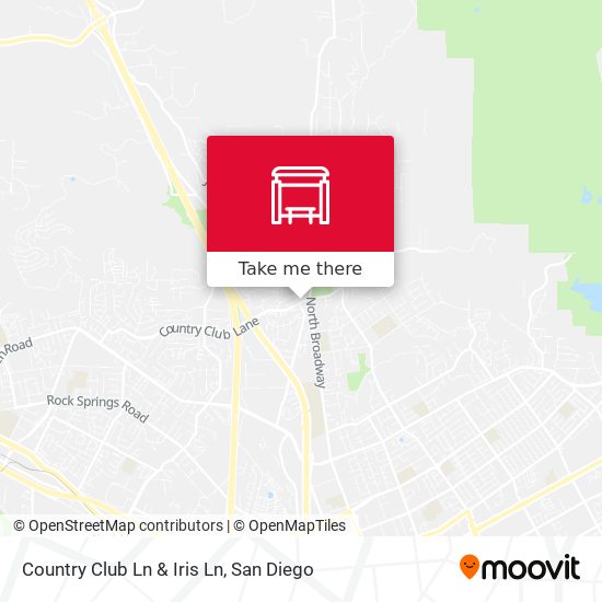 Mapa de Country Club Ln & Iris Ln