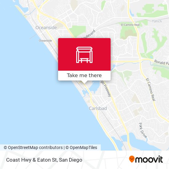 Mapa de Coast Hwy & Eaton St