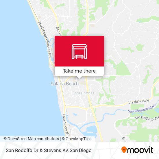 San Rodolfo Dr & Stevens Av map