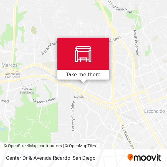Mapa de Center Dr & Avenida Ricardo