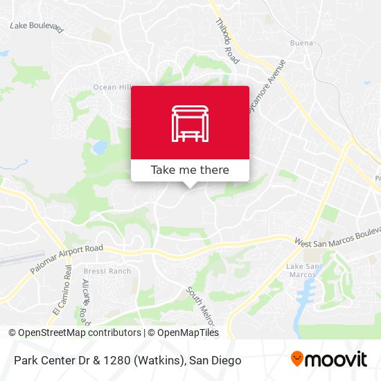 Park Center Dr & 1280 (Watkins) map