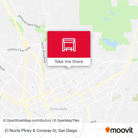 El Norte Pkwy & Conway Dr map