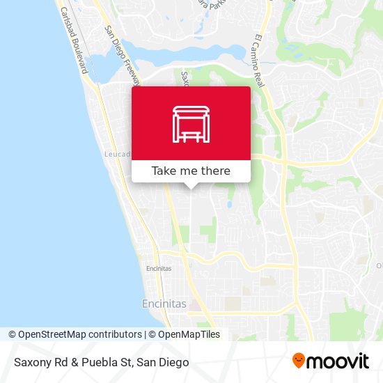 Mapa de Saxony Rd & Puebla St