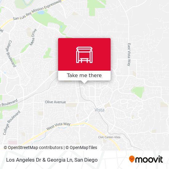 Los Angeles Dr & Georgia Ln map