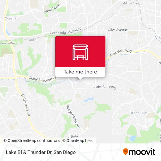 Mapa de Lake Bl & Thunder Dr