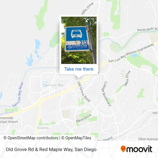 Old Grove Rd & Red Maple Way map