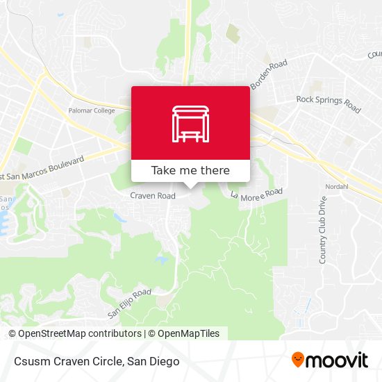 Csusm Craven Circle map