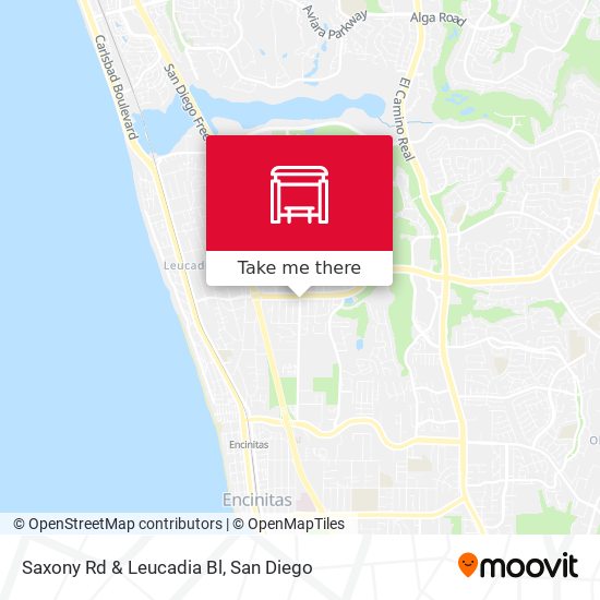 Saxony Rd & Leucadia Bl map