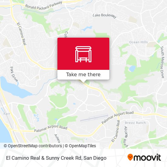 Mapa de El Camino Real & Sunny Creek Rd