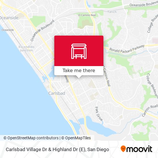 Mapa de Carlsbad Village Dr & Highland Dr (E)