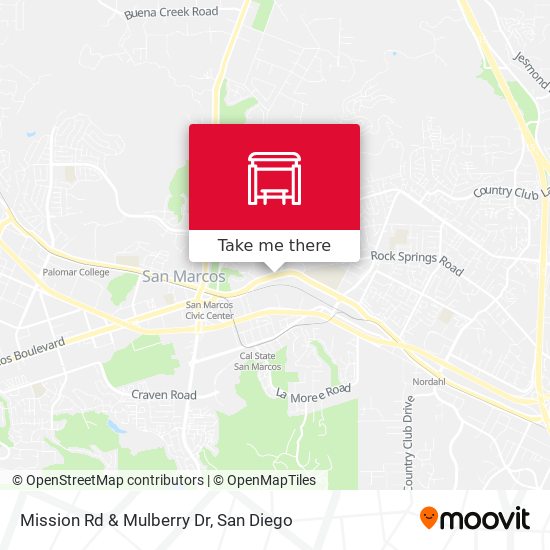 Mission Rd & Mulberry Dr map
