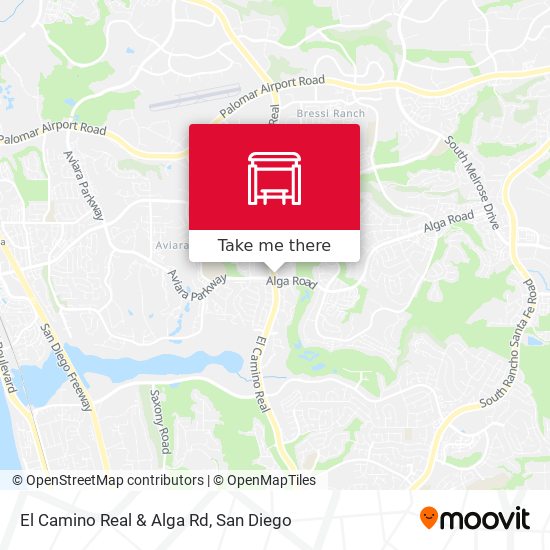 Mapa de El Camino Real & Alga Rd