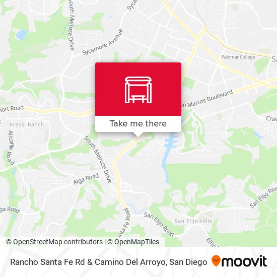 Mapa de Rancho Santa Fe Rd & Camino Del Arroyo