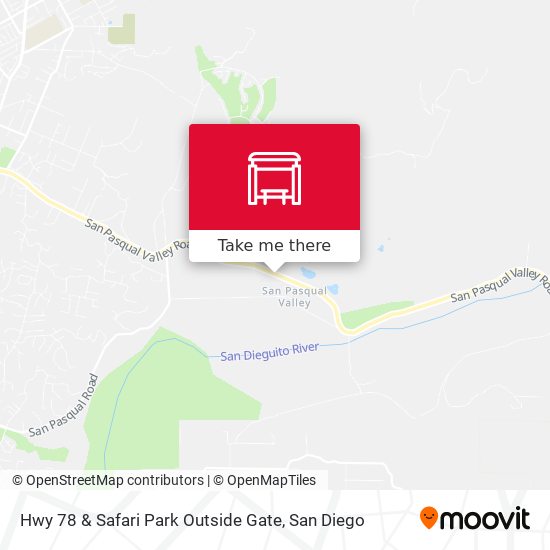 Hwy 78 & Safari Park Outside Gate map