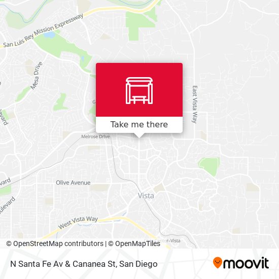 Mapa de N Santa Fe Av & Cananea St