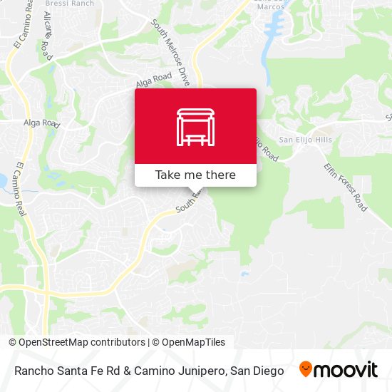 Mapa de Rancho Santa Fe Rd & Camino Junipero