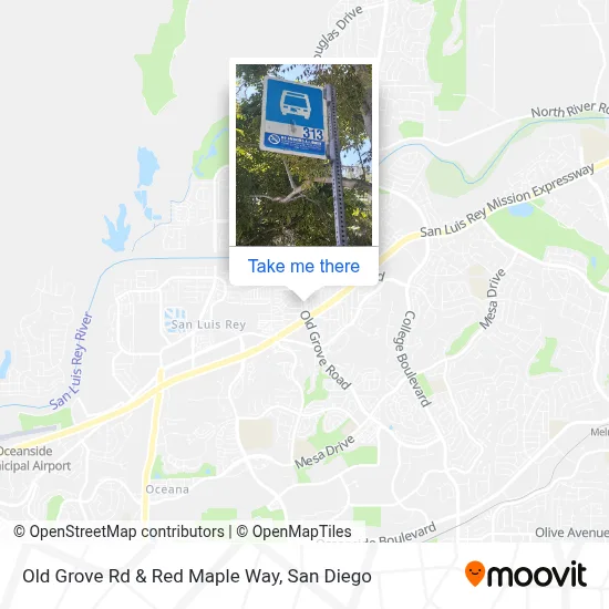 Old Grove Rd & Red Maple Way map