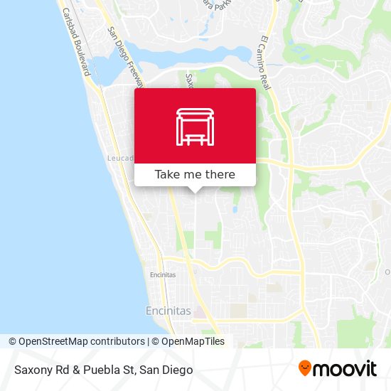 Mapa de Saxony Rd & Puebla St
