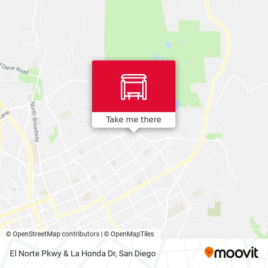 El Norte Pkwy & La Honda Dr map
