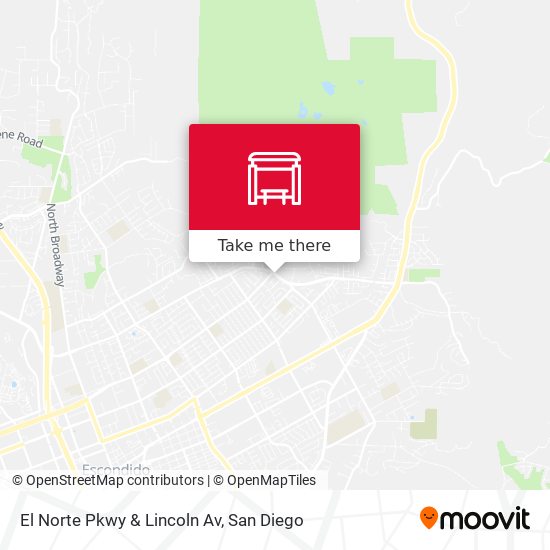 El Norte Pkwy & Lincoln Av map