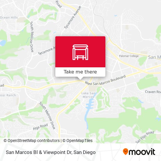 San Marcos Bl & Viewpoint Dr map