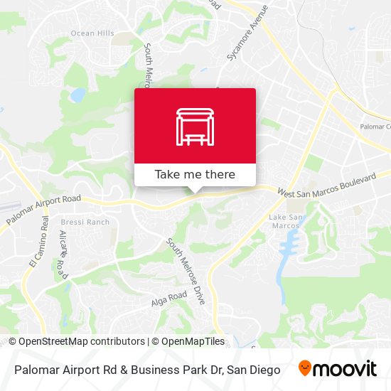 Mapa de Palomar Airport Rd & Business Park Dr