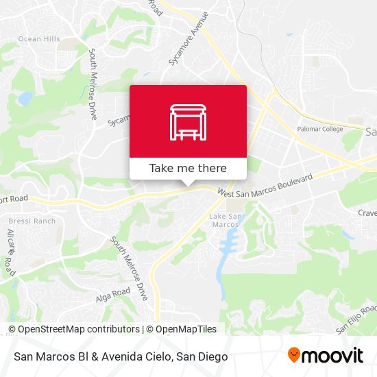San Marcos Bl & Avenida Cielo map