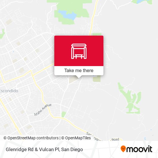 Glenridge Rd & Vulcan Pl map